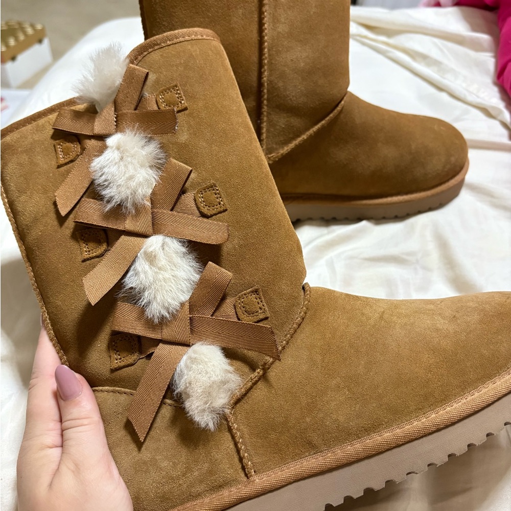 UGG Tan Winter Boots with Plush Lining
